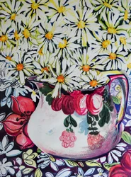 Marguerites w dzbanku z lat 30., 2001,