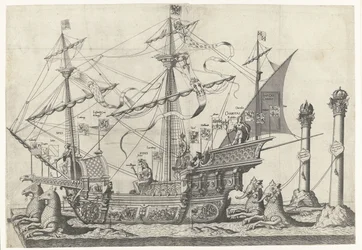 Statek Victoria, nr 5 Procesja pogrzebowa cesarza Karola V, 1558 (tytuł serii)