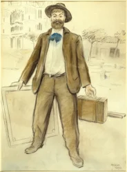 Portret Joaquima Miry i Sagrada Familia