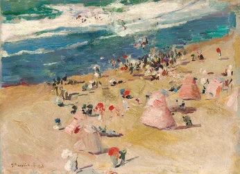 Plaża w Biarritz, 1906