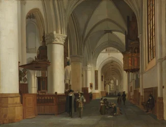 Wnętrze kościoła św. Bawona w Haarlem