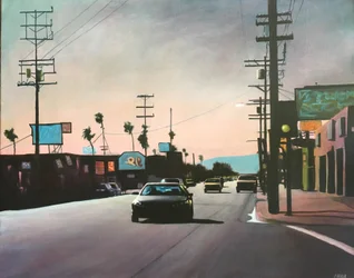 San Fernando Valley 11, ok. 2012 (akryl na panelu)