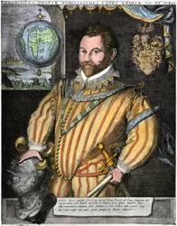 Portret Sir Francisa Drake