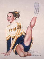 Rutyna podłogowa, 2002 (olej i akryl na płótnie)