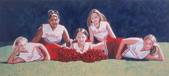 Gimnazjalne cheerleaderki na trawie, 2003
