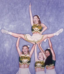Lets go Hornets #1 Yeah!, 2002 (olej i akryl na płótnie)
