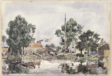 Kanał w Hadze, 1868