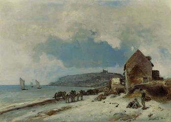 Plaża w Sainte-Adresse, 1862