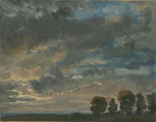 Chmury wieczorem