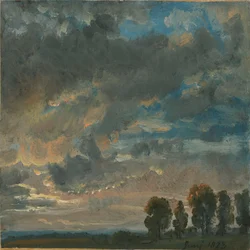 Chmury wieczorem