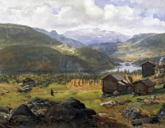 Norweska dolina – Johan Christian Clausen Dahl (1788-1857), Norwegia XIX wiek
