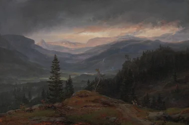 Widok na Hallingdal, 1844