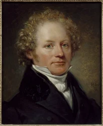 Portret Pera Daniela Amadeusza Atterboma (1790-1855), autorstwa Sandberga, Johana Gustafa (1782-1854). Olej na drewnie