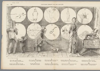 Szafka dla widzów na rok 1875 (tytuł na obiekcie)