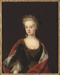 Marie Leczinska, reine de France - Portrait of Marie Leszczynska, Queen of France (1703-1768), by Starbus, Johan (1679-1724). Oil on canvas