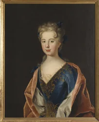 Princess Anne Leszczynska - Portrait of Princess Anna Leszczynska (1699-1717), by Starbus, Johan (1679-1724). Oil on canvas