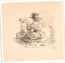 Napęd. Ilustracja do "Bajek dla dzieci" Kaalunda. Zobacz komentarz z katalogu arkuszy.