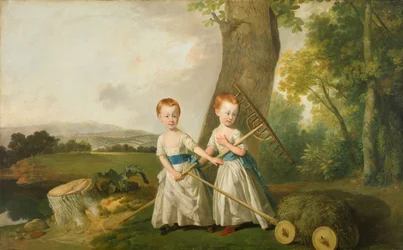 Portret dzieci tępych, 1766-80.