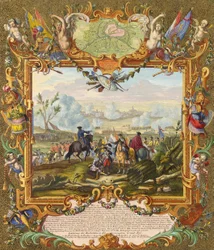 Zdobycie twierdzy Audenarde przez wojska alianckie w 1708 r., początek XVIII w.