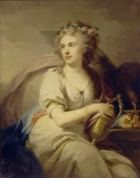 Portret księżniczki Ekateriny Fiodorownej Dolgorukowej 1769-1849 jako Hebe