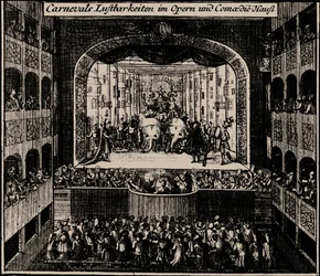 Teatr Margrabiów w Erlangen, 1721