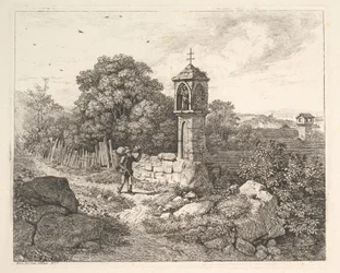 Chłop witający figurę Maryi, 1817 r.