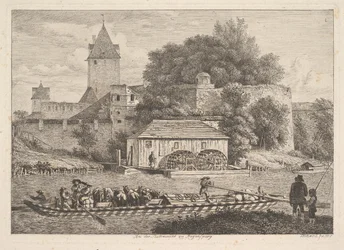 Mur miejski Regensberg, 1817 r.
