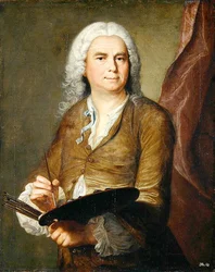 Johann Alexander Thiele (1685-1752) (olej na płótnie)