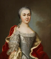 Portret księżnej Marii Ludwiki Albertyny z Hesji-Darmstadt, ok. 1760 r.