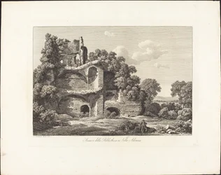 Pozostałości z Bibliotheca w Villa Adriana