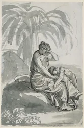 Hagar i Izmael na pustyni