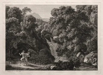 Heroiczny krajobraz: satyr i nimfa, 1799.