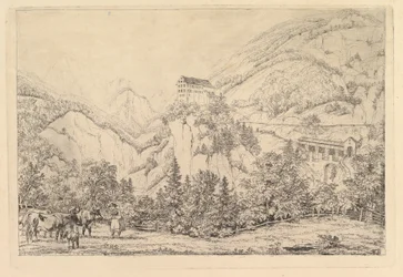 St. Georgsberg koło Schweiz w Tyrolu, według Kleina