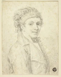 Popiersie mężczyzny w kapeluszu