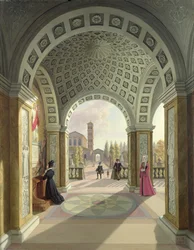 Włoski cmentarz, 1845