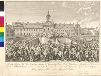 Koronacja cesarza Leopolda II na króla Węgier w Bratysławie 15 listopada 1790 roku