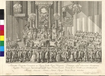 Koronacja cesarza Leopolda II na króla Węgier w Bratysławie 15 listopada 1790 roku