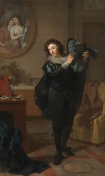 Pan Chatelain (?) w kostiumie