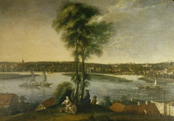 Poczdam, park pałacowy Sanssouci z Brauhausberg