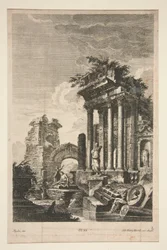 Capriccio z rzymskimi ruinami