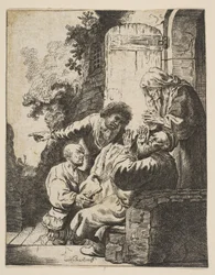 Płaszcz Józefa przywieziony do Jakuba, ok. godz. 1633.