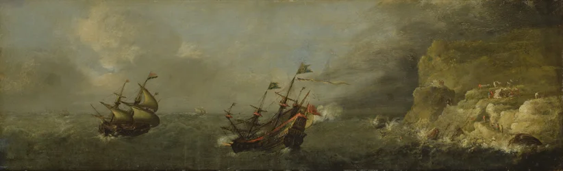 Seascape (olej na desce dębowej)