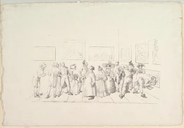 Publiczność na wystawie, 1831.