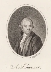 Portret kompozytora Antona Schweitzera 1735-1787 , 1785.