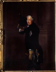 Portret Fryderyka II zwanego Fryderykiem Wielkim, królem Prus (1712-1786) Obraz Johann Heinrich Franke (1738-1792) 1764 Berlin, Galeria Narodowa