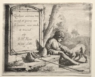 Johann Heinrich Roos Seria pasterska, 1665.