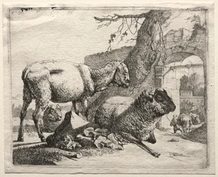 Muleer pod bramą, 1665.