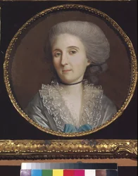 Portret księżniczki Natalii V. Saltykova (1737-1812) - Grafika Johanna Heinricha Schmidta (1749-1829), pastel na papierze (27,5x27,5 cm)