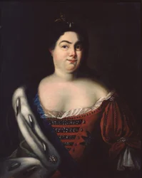 Portret cesarzowej Katarzyny I. 1684-1727, początek XVIII wieku.