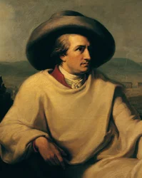 Johann Wolfgang von Goethe (1749-1832) w Kampanii, ok. 1790 (detal)
